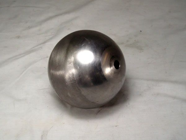 FULL 4-inch BALL, 18GA CRS, 13/32 (.406) THROUGH HOLE CENTER