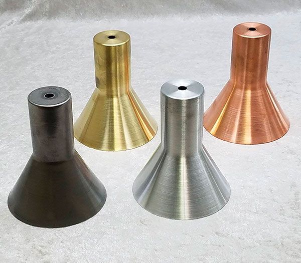 Custom product DS 011 in other materials such as aluminum, brass or copper.