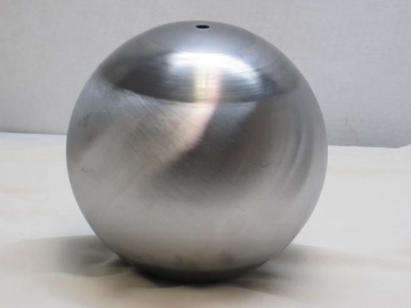 FULL 8-inch BALL, 16GA CRS, 13/32 (.406) THROUGH HOLE CENTER