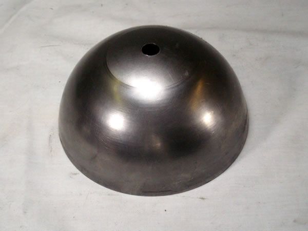 HALF 5-inch BALL, 18GA CRS, 13/32 (.406) CENTER HOLE