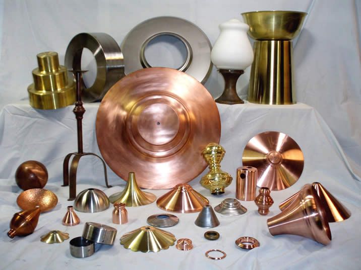 Metal Spinning, Stamping, Fabrication of Brass, Copper, Stainless Steel and Other Metals