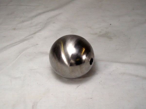 FULL 3-inch BALL, 18GA CRS, 13/32 (.406) THROUGH HOLE CENTER