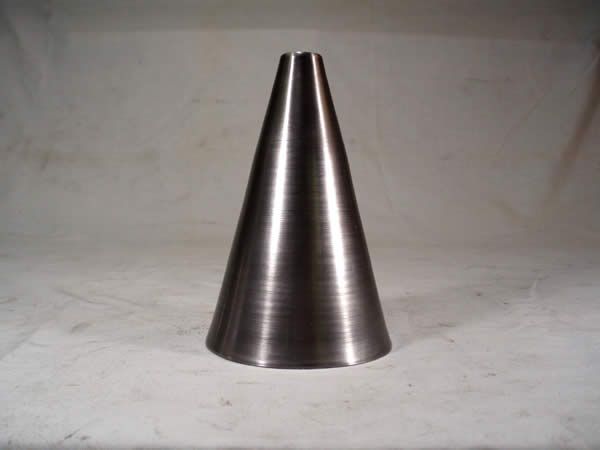 CONE 13/16-inch NOSE X 3 11/16-inch DIA X 5 5/8-inch HT 75deg (18 ga crs)