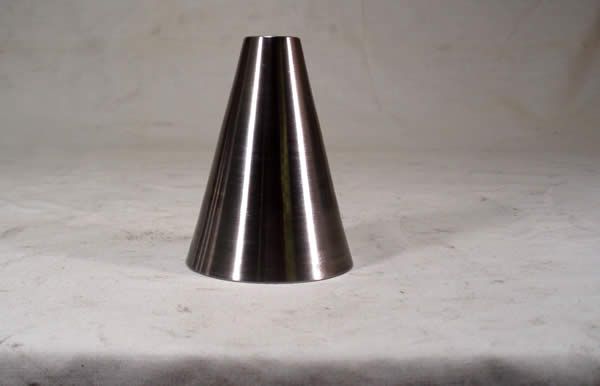 CONE 7/8-inch NOSE X 2 9/16-inch DIA X 3 1/2-inch HT 75deg (18 ga crs)