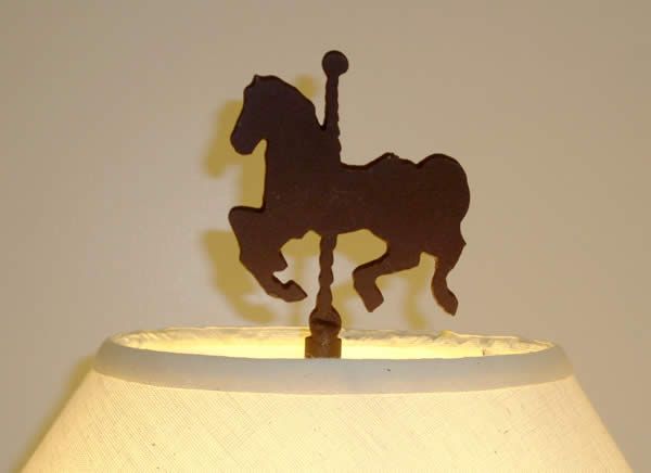 carousel-horse-finial