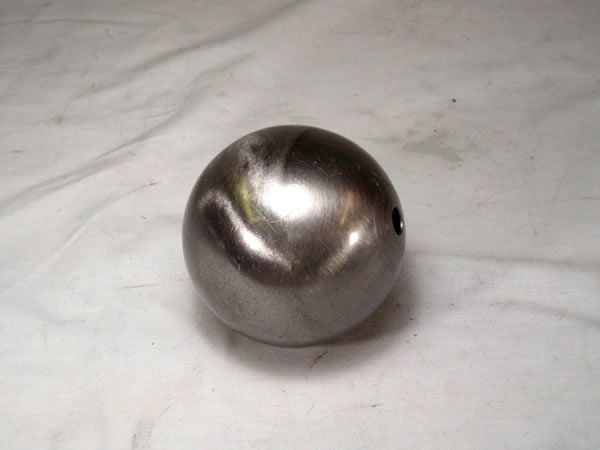 FULL 3 1/2-inch BALL, 18GA CRS, 13/32 (.406) THROUGH HOLE CENTER