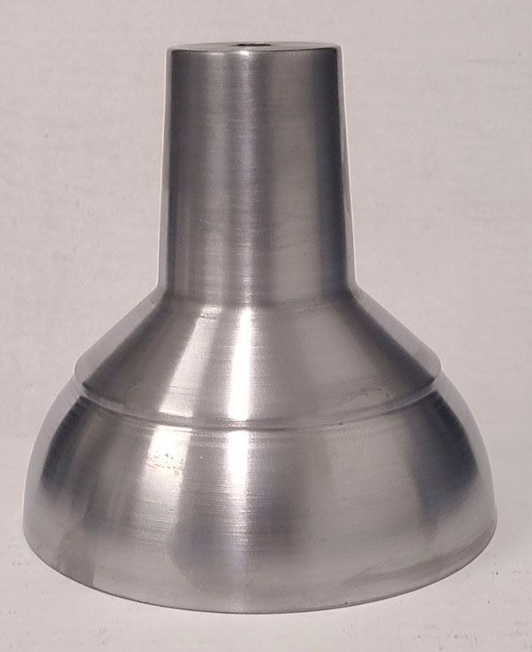 Cone To Half Ball Shade 2 1/8″ X 6 1/16″ X 5 7/8″ 20 GA CRS