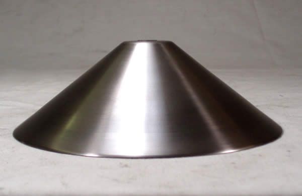 CONE 1-inch NOSE X 6-inch DIA X 2-inch HT 38deg (18 ga crs)