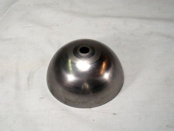 HALF 3 1/2-inch BALL, 18GA CRS, 13/32 (.406) CENTER HOLE