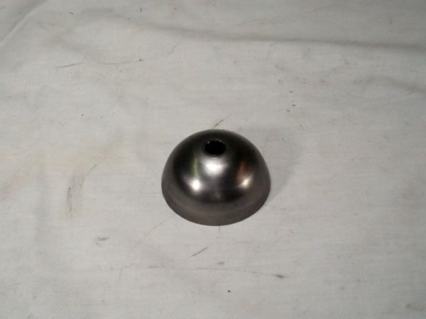 HALF 2-inch BALL, 18GA CRS, 13/32 (.406) CENTER HOLE