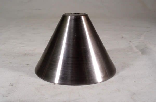 CONE 1 1/8-inch NOSE X 4-inch DIA X 2 3/4-inch HT 60deg (18 ga crs)