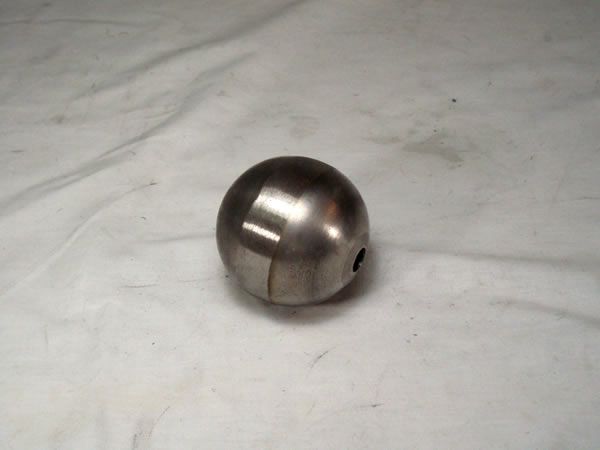 FULL 2 1/2-inch BALL, 18GA CRS, 13/32 (.406) THROUGH HOLE CENTER